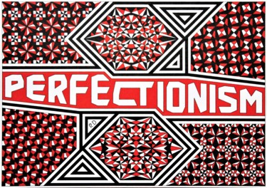 图画 标题为“Perfectionism 5” 由Раиль Давлетшин, 原创艺术品, 中性笔