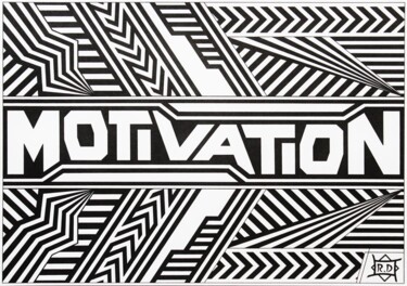 图画 标题为“Motivation 5” 由Раиль Давлетшин, 原创艺术品, 中性笔