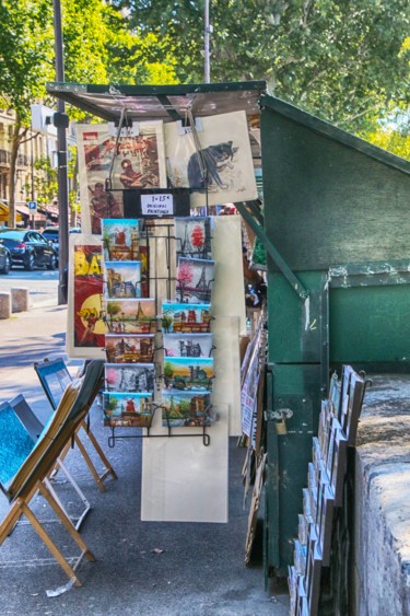 Photographie intitulée "Paris bouquiniste q…" par Christelle Prieur, Œuvre d'art originale, Photographie numérique
