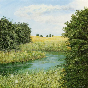 English Garden / Englischer Garten Painting titled "English Garden / En…" by Silvian Sternhagel, Original Artwork, Oil