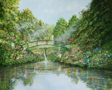 in the garden / Im Garten Painting titled "in the garden / Im…" by Silvian Sternhagel, Original Artwork, Oil