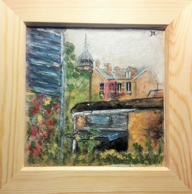 Schilderij getiteld "Point de vue" door Denise Louin-Lecoeur, Origineel Kunstwerk, Acryl
