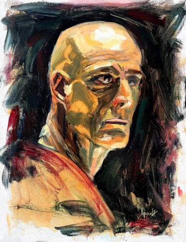 Картина под названием "Tension" - Anastasiya Krokhmal ( Art Kroha), Подлинное произведение искусства, Масло Установлен на Де…