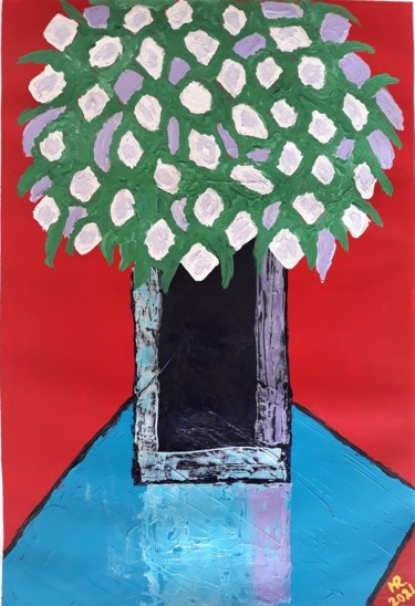 绘画 标题为“Still life-018.” 由Marie Ruda, 原创艺术品, 丙烯