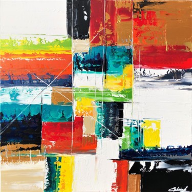 Sans titre sdfyu Peinture intitulée "Sans titre sdfyu" par Hélène Dekoninck, Œuvre d'art originale, Acrylique Monté sur Châssis en bois