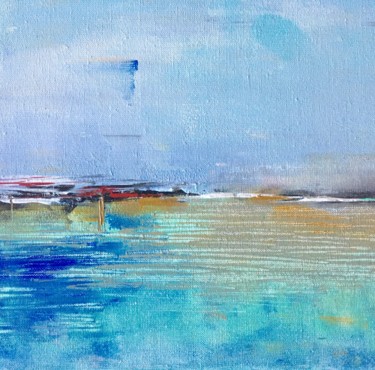 Peinture intitulée "Un ange passe" par Alain Uro, Œuvre d'art originale, Acrylique