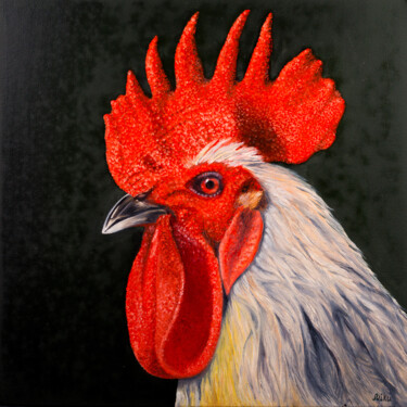绘画 标题为“Rooster” 由Svitlana Kalinina, 原创艺术品, 油