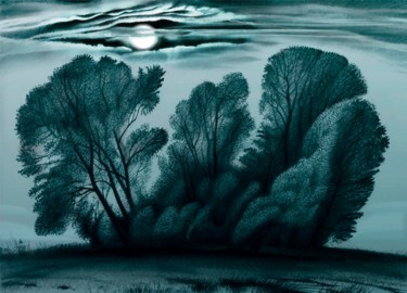 数字艺术 标题为“der Hain” 由Konstantin Avdeev, 原创艺术品, 数字油画