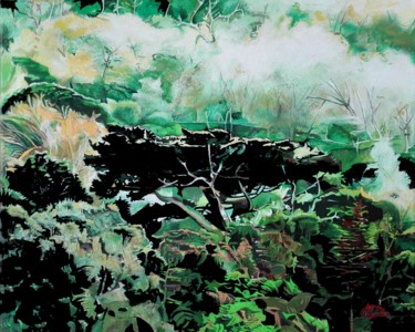 Painting titled "“Bengodi” Maremma" by Cataldo Motolese, Original Artwork, Acrylic Mounted on Wood Stretcher frame