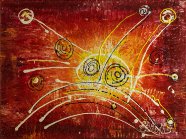 Speaking silence. Smil. Peinture intitulée "Speaking silence. S…" par Elena Giersch (Charmelena.Art), Œuvre d'art originale, Acrylique