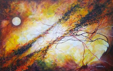 제목이 ""Thermodynamique""인 미술작품 Carreno Antonio" Le Peintre Des Étoiles"로, 원작, 아크릴