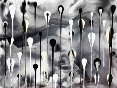 绘画 标题为“Composition no. 272” 由Sumit Ratta, 原创艺术品, 丙烯 安装在木质担架架上