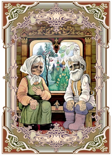 数字艺术 标题为“Der Däumling” 由Konstantin Avdeev, 原创艺术品, 数字油画