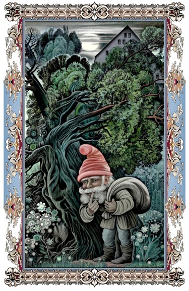 数字艺术 标题为“Die Legende vom Sal…” 由Konstantin Avdeev, 原创艺术品, 数字油画