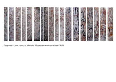 제목이 "Vésanie ou vers fol…"인 조형물 Laurent Hunzinger로, 원작, 모자이크