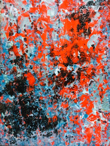 Ζωγραφική με τίτλο "Blossom in spring" από Greg Powell, Αυθεντικά έργα τέχνης, Σμάλτο
