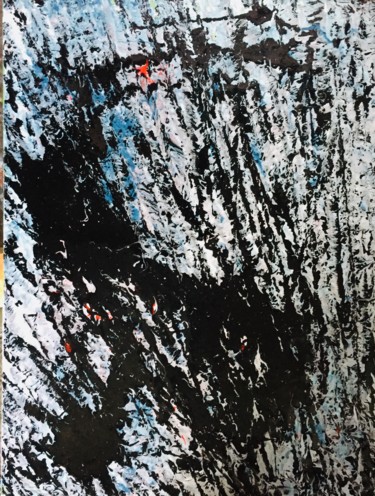 绘画 标题为“Black movement” 由Greg Powell, 原创艺术品, 搪瓷