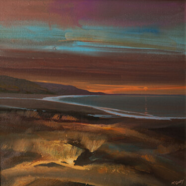 Painting titled "DUSK RHYTHMS" by Kevan Mcginty, Original Artwork, Acrylic Mounted on Wood Panel