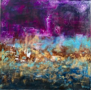 Schilderij getiteld "Coup de foudre sur…" door Françoise Augustine, Origineel Kunstwerk, Acryl
