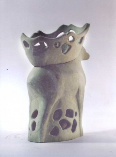 Sculpture titled "Deer vase" by Alexey Kriventsov, Original Artwork
