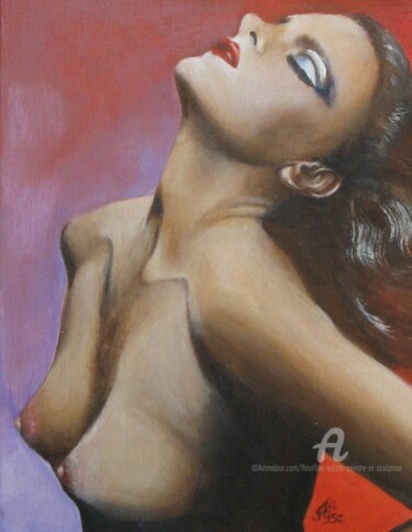 Peinture intitulée "Isabelle" par Fleurlise Artiste Peintre Et Sculpteur, Œuvre d'art originale, Acrylique