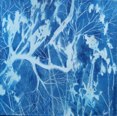 Peinture intitulée "BRANCHAGES" par Isabelle Zwang, Œuvre d'art originale, Pigments