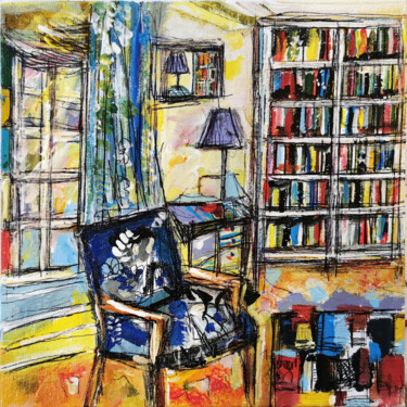 "Les écritures caché…" başlıklı Tablo Muriel Cayet tarafından, Orijinal sanat, Akrilik Karton üzerine monte edilmiş