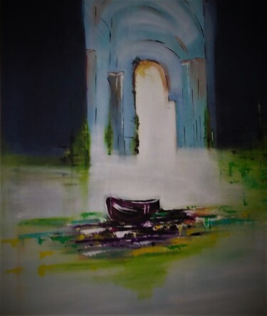 Painting titled "capiteles" by Yamilet Dia, Original Artwork, Acrylic