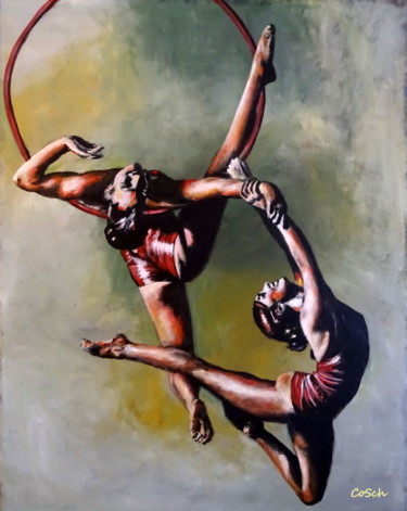绘画 标题为“Dancing on air” 由Corina Schröder, 原创艺术品, 丙烯