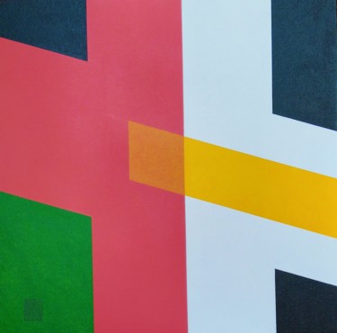 "A la croisée des chemins" Pintura titulada ""A la croisée des c…" por Jacques Pinceloup, Obra de arte original, Acrílico