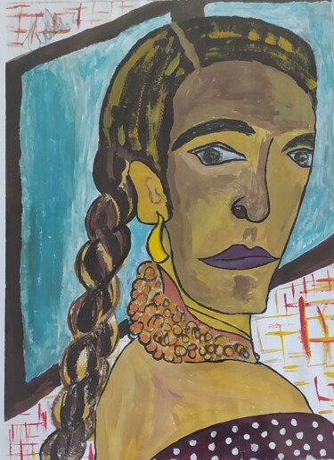 Peinture intitulée "Le fantôme de Torra…" par Claudia Moro, Œuvre d'art originale, Acrylique