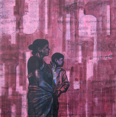 Painting titled "AMAYA" by Pawan Sharma, Original Artwork, Acrylic