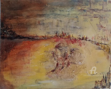 Pintura titulada "Arena" por Lionel Mallard, Obra de arte original, Oleo