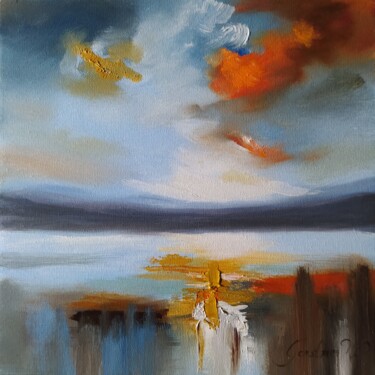 绘画 标题为“Abendstimmung am Se…” 由Karl-Werner Gerstner, 原创艺术品, 油