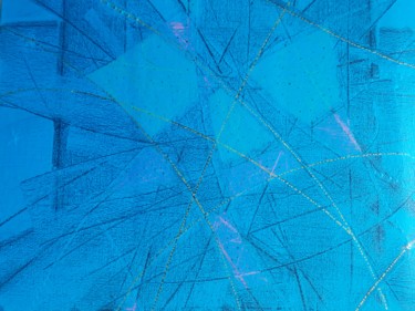 Peinture intitulée "Poussières d'étoiles" par Eddy Savary, Œuvre d'art originale, Acrylique