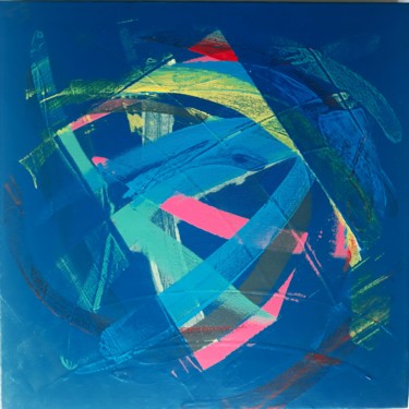 Sortilège en suspension Peinture intitulée "Sortilège en suspen…" par Eddy Savary, Œuvre d'art originale, Acrylique