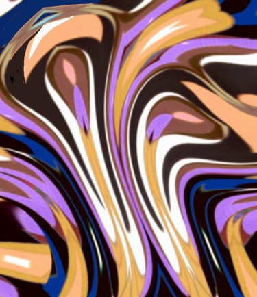 Digital Arts titled "Garden lights" by Peter Jalesh, Original Artwork, Digital Painting