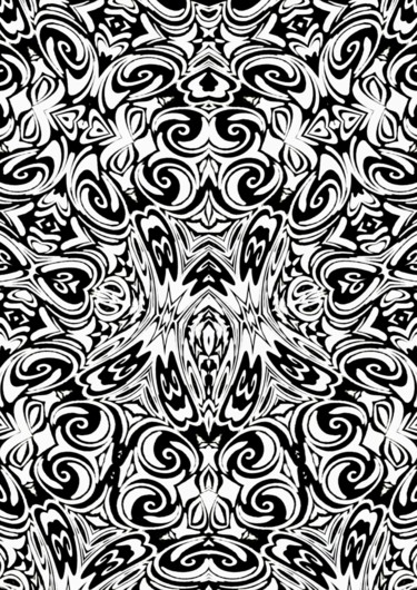 Digital Arts titled "Flock of crows" by Peter Jalesh, Original Artwork, Digital Painting