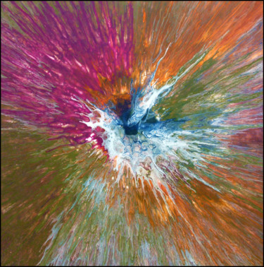 Malerei mit dem Titel "COLOR EXPANSION" von Sigrid Koerner, Original-Kunstwerk, Acryl