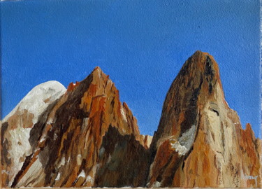La Verte, la Sans-Nom et les Drus Painting titled "La Verte, la Sans-N…" by Dominique Hieaux, Original Artwork, Oil