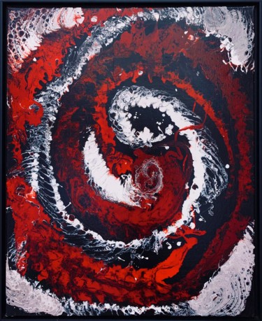 Malerei mit dem Titel "HELIX" von Sigrid Koerner, Original-Kunstwerk, Acryl