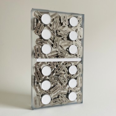 Domino - Blade 1/6 Sculptuur getiteld "Domino - Blade 1/6" door Arnaud Bertrand Soldera Paganelli (Absp.Off), Origineel Kunstwerk, Hars