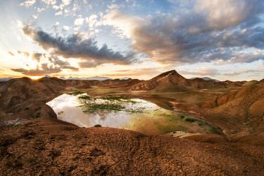 Photography titled "Sunset in the mount…" by Reza Fardinfar, Original Artwork, Digital Photography