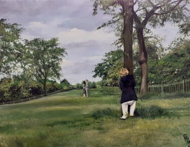 Painting titled "Blow up, d'après un…" by Daniel Combe (DACO), Original Artwork, Oil
