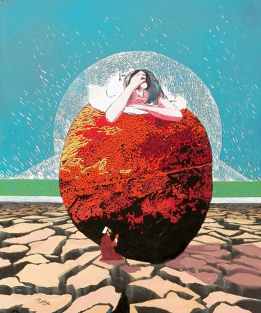 绘画 标题为“"Lo scrigno di Pand…” 由Cataldo Motolese, 原创艺术品, 丙烯 安装在木质担架架上