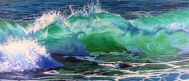 "Gentle wave" başlıklı Tablo Mantas Naulickas tarafından, Orijinal sanat, Petrol