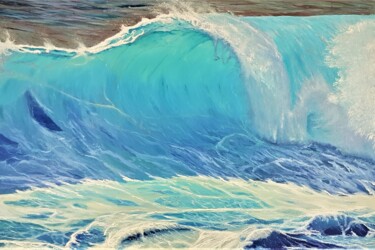 "Wave in holidays" başlıklı Tablo Mantas Naulickas tarafından, Orijinal sanat, Petrol