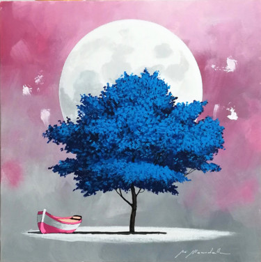 Painting titled "L'alba della SuperL…" by Gio Mondelli, Original Artwork, Acrylic
