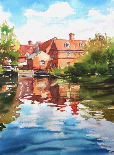 Flatford Mill reflections