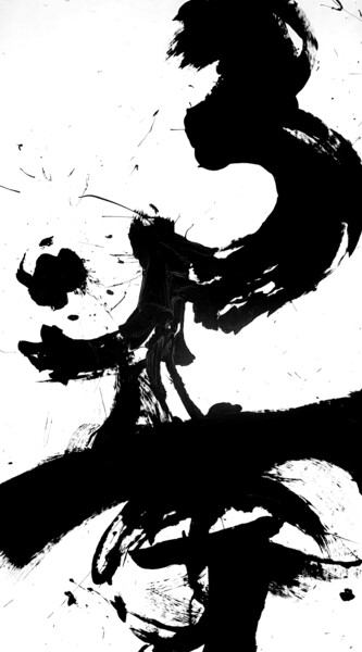 绘画 标题为“Black 38x” 由Rosi Roys, 原创艺术品, 丙烯
